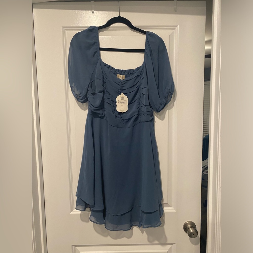 Altar’d State Blue Mini Dress